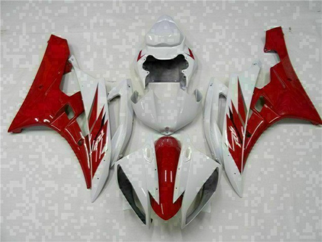 Affordable 2006-2007 Red White Yamaha YZF R6 Motorcycle Bodywork Canada