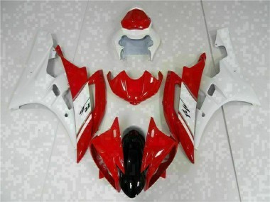 Affordable 2006-2007 Red White Yamaha YZF R6 Motorcyle Fairings Canada