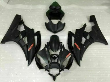 Affordable 2006-2007 Black Yamaha YZF R6 Replacement Fairings Canada