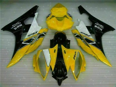Affordable 2006-2007 Yellow Black Yamaha YZF R6 Motorbike Fairing Canada