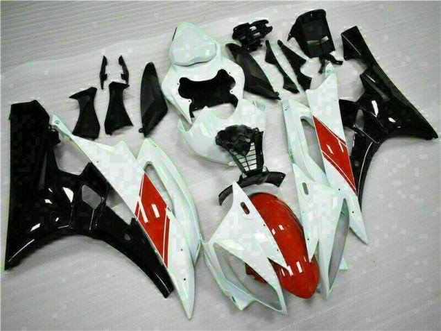 Affordable 2006-2007 White Yamaha YZF R6 Replacement Motorcycle Fairings Canada Affordable 2006-2007 White Yamaha YZF R6 Replacement Motorcycle Fairings Canada