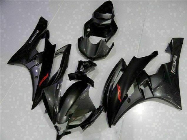 Affordable 2006-2007 Grey Black Yamaha YZF R6 Motorcycle Bodywork Canada