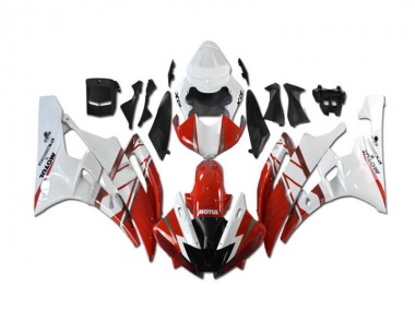 Affordable 2006-2007 Red White Yamaha YZF R6 Motorcycle Fairings & Bodywork Canada