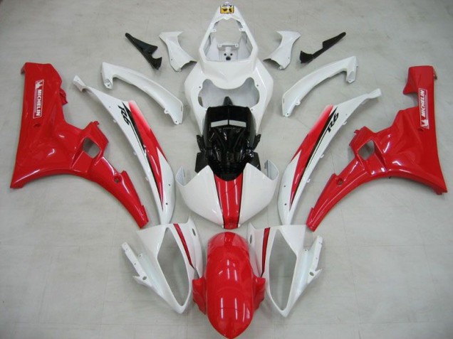 Affordable 2006-2007 White Red Michelin Yamaha YZF R6 Motorcylce Fairings Canada Affordable 2006-2007 White Red Michelin Yamaha YZF R6 Motorcylce Fairings Canada