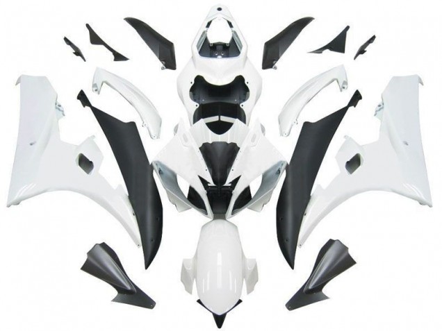 Affordable 2006-2007 White Black Yamaha YZF R6 Motorcycle Fairings Canada Affordable 2006-2007 White Black Yamaha YZF R6 Motorcycle Fairings Canada