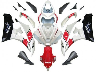Affordable 2006-2007 White Red Black Yamaha YZF R6 Bike Fairings Canada