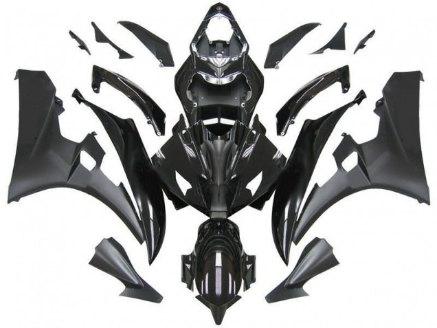 Affordable 2006-2007 Contrast Black Yamaha YZF R6 Bike Fairings Canada