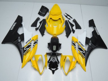 Affordable 2006-2007 Yellow OEM Style Yamaha YZF R6 Motorcycle Fairings Kits Canada