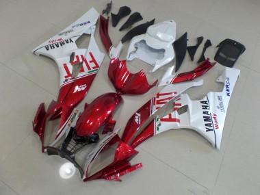 Affordable 2006-2007 Red Fiat Yamaha YZF R6 Motorcyle Fairings Canada