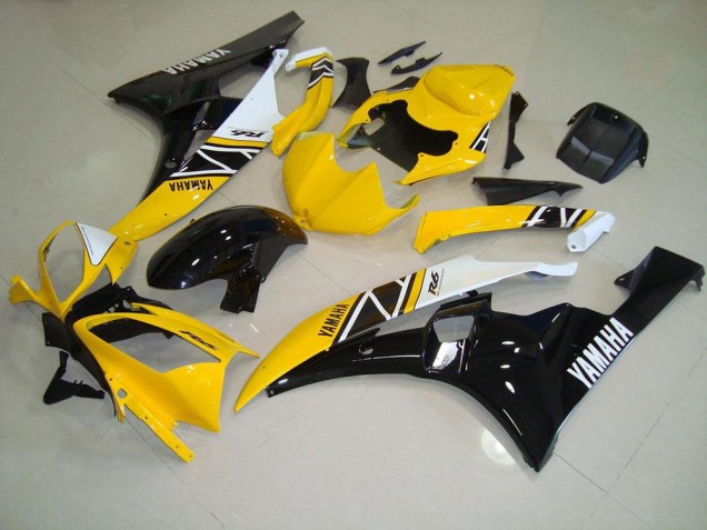 Affordable 2006-2007 Yellow Yamaha YZF R6 Motorcycle Fairing Canada Affordable 2006-2007 Yellow Yamaha YZF R6 Motorcycle Fairing Canada
