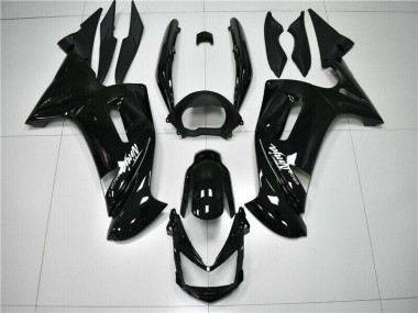 Affordable 2006-2008 Glossy Black Kawasaki EX650 Motorbike Fairings Canada