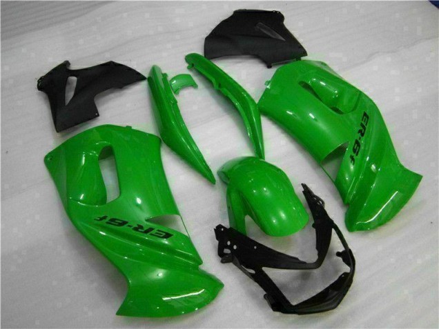 Affordable 2006-2008 Green Kawasaki EX650 Motorcycle Fairing Kit Canada