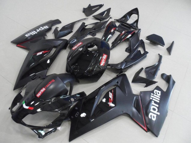 Affordable 2006-2011 Black and Matte Black Aprilia RS125 Replacement Fairings Canada