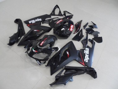 Affordable 2006-2011 Black and Red Stripe Aprilia RS125 Motorcycle Fairing Kits Canada