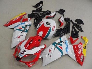 Affordable 2006-2011 Red and Wihte Aprilia RS125 Bike Fairings Canada
