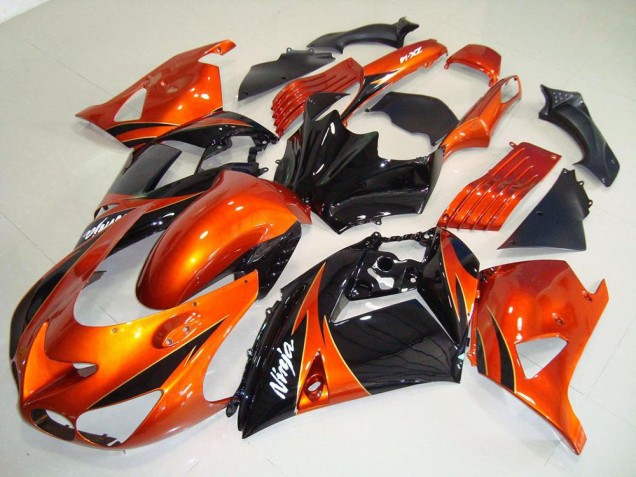 Affordable 2006-2011 Orange Black Kawasaki ZX14R ZZR1400 Motorbike Fairings Canada Affordable 2006-2011 Orange Black Kawasaki ZX14R ZZR1400 Motorbike Fairings Canada