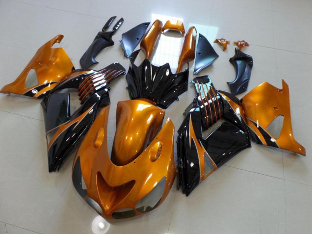 Affordable 2006-2011 Brown and Black No Sticker Kawasaki ZX14R ZZR1400 Motorcycle Fairing Kits Canada Affordable 2006-2011 Brown and Black No Sticker Kawasaki ZX14R ZZR1400 Motorcycle Fairing Kits Canada