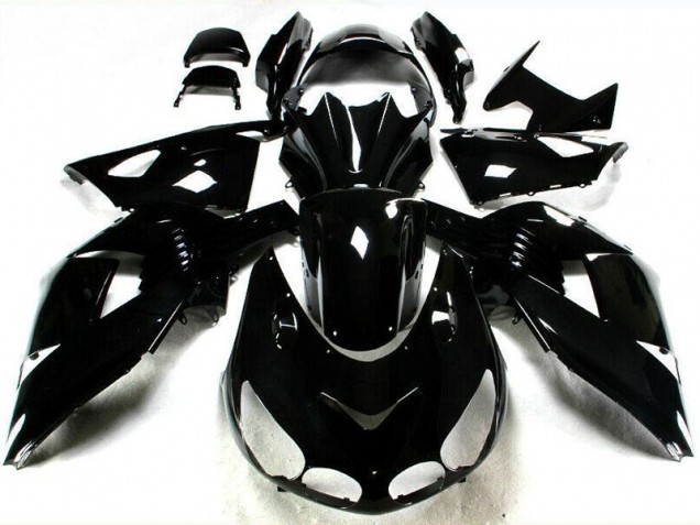 Affordable 2006-2011 Glossy Black Kawasaki ZX14R ZZR1400 Motorbike Fairing Canada Affordable 2006-2011 Glossy Black Kawasaki ZX14R ZZR1400 Motorbike Fairing Canada