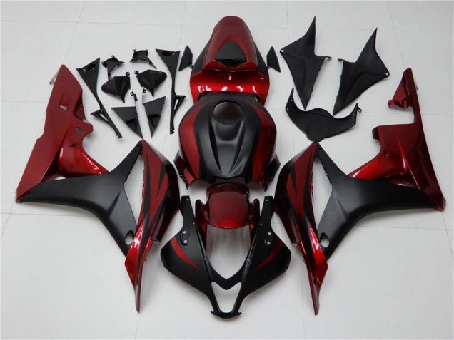 Affordable 2007-2008 Red Black Honda CBR600RR Bike Fairing Canada Affordable 2007-2008 Red Black Honda CBR600RR Bike Fairing Canada