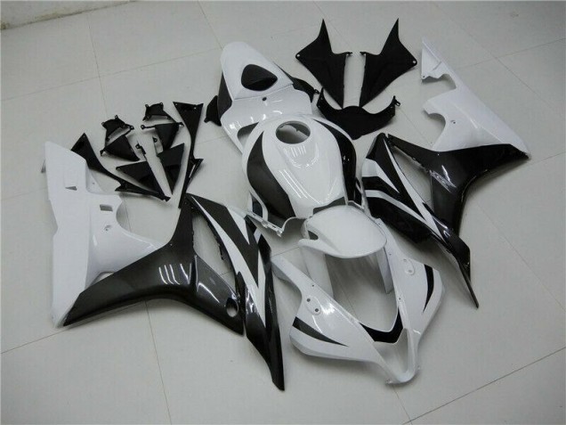 Affordable 2007-2008 White Black Honda CBR600RR Motorbike Fairing Canada Affordable 2007-2008 White Black Honda CBR600RR Motorbike Fairing Canada