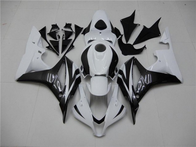 Affordable 2007-2008 White Black Honda CBR600RR Motorbike Fairing Canada Affordable 2007-2008 White Black Honda CBR600RR Motorbike Fairing Canada