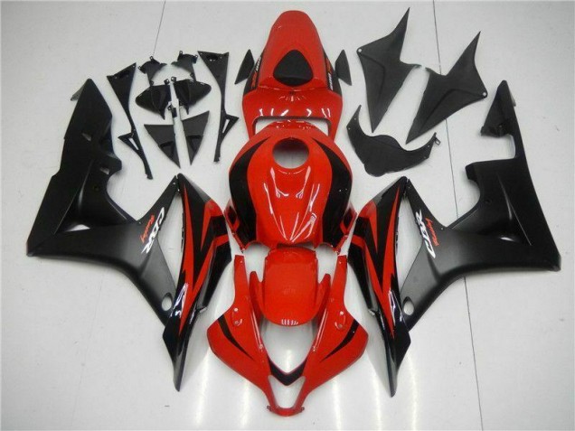 Affordable 2007-2008 Black Red Honda CBR600RR Motor Bike Fairings Canada Affordable 2007-2008 Black Red Honda CBR600RR Motor Bike Fairings Canada