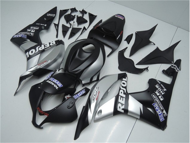 Affordable 2007-2008 Silver Repsol Black Honda CBR600RR Bike Fairings Canada Affordable 2007-2008 Silver Repsol Black Honda CBR600RR Bike Fairings Canada