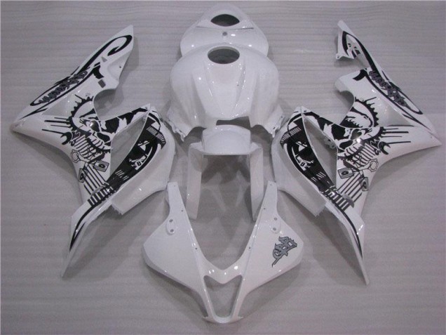 Affordable 2007-2008 Black White Honda CBR600RR Replacement Motorcycle Fairings Canada Affordable 2007-2008 Black White Honda CBR600RR Replacement Motorcycle Fairings Canada