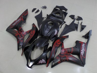 Affordable 2007-2008 Black Red Honda CBR600RR Motorcycle Bodywork Canada
