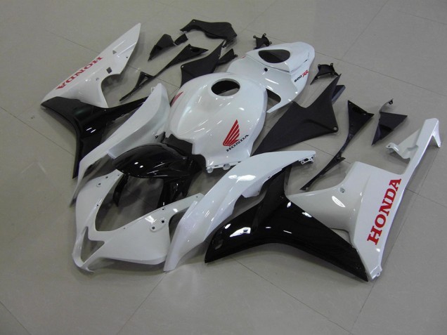 Affordable 2007-2008 Pearl White Black Honda CBR600RR Bike Fairings Canada Affordable 2007-2008 Pearl White Black Honda CBR600RR Bike Fairings Canada