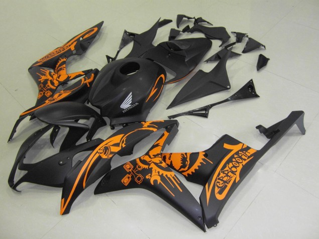 Affordable 2007-2008 Matte Black Orange Sticker Honda CBR600RR Motorbike Fairing Canada Affordable 2007-2008 Matte Black Orange Sticker Honda CBR600RR Motorbike Fairing Canada