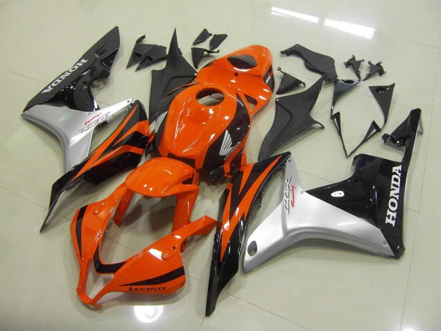 Affordable 2007-2008 Orange Silver Black Honda CBR600RR Moto Fairings Canada Affordable 2007-2008 Orange Silver Black Honda CBR600RR Moto Fairings Canada