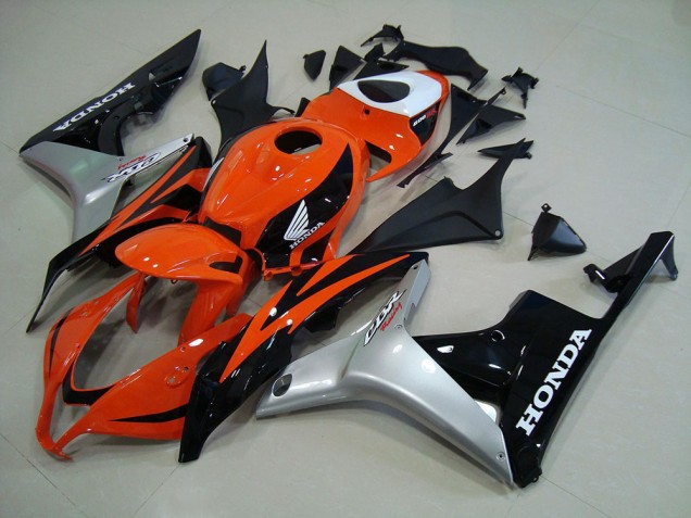 Affordable 2007-2008 Orange Silver Black Honda CBR600RR Motorcyle Fairings Canada Affordable 2007-2008 Orange Silver Black Honda CBR600RR Motorcyle Fairings Canada