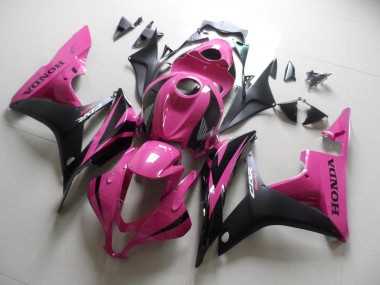 Affordable 2007-2008 Pink Black Honda CBR600RR Motorbike Fairings Canada