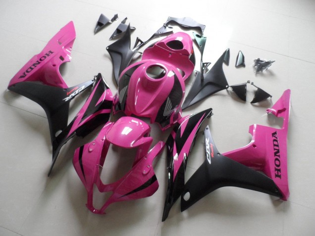 Affordable 2007-2008 Pink Black Honda CBR600RR Motorbike Fairings Canada