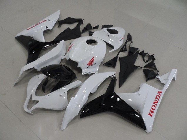 Affordable 2007-2008 White Black Honda CBR600RR Replacement Motorcycle Fairings Canada Affordable 2007-2008 White Black Honda CBR600RR Replacement Motorcycle Fairings Canada