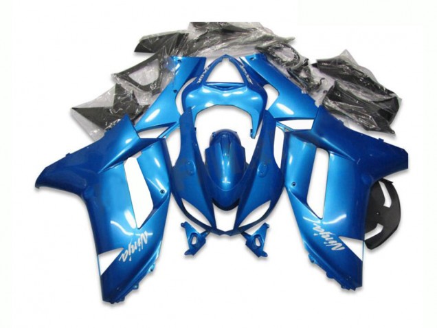 Affordable 2007-2008 Blue Kawasaki ZX6R Bike Fairing Kit Canada Affordable 2007-2008 Blue Kawasaki ZX6R Bike Fairing Kit Canada