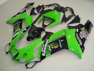 Affordable 2007-2008 Monster Green Kawasaki ZX6R Motorcycle Replacement Fairings Canada