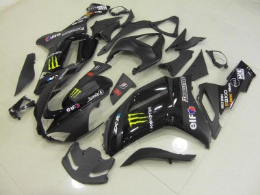 Affordable 2007-2008 Black Monster Kawasaki ZX6R Motorcylce Fairings Canada