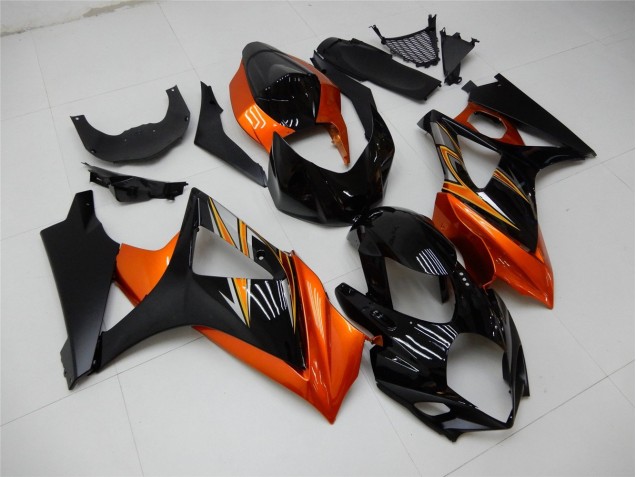 Affordable 2007-2008 Orange Black Suzuki GSXR 1000 K7 Motor Fairings Canada Affordable 2007-2008 Orange Black Suzuki GSXR 1000 K7 Motor Fairings Canada