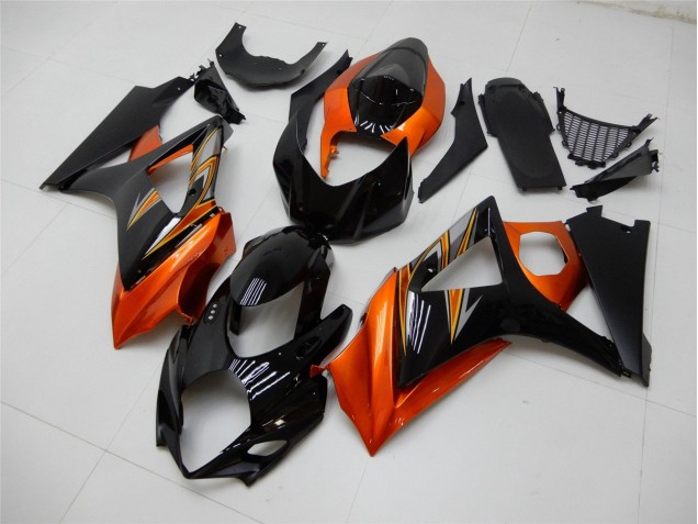 Affordable 2007-2008 Orange Black Suzuki GSXR 1000 K7 Motor Fairings Canada Affordable 2007-2008 Orange Black Suzuki GSXR 1000 K7 Motor Fairings Canada