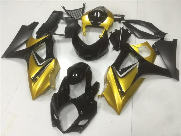 Affordable 2007-2008 Gold Black Suzuki GSXR 1000 K7 Motorbike Fairing Canada Affordable 2007-2008 Gold Black Suzuki GSXR 1000 K7 Motorbike Fairing Canada
