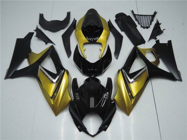 Affordable 2007-2008 Gold Black Suzuki GSXR 1000 K7 Motorbike Fairing Canada Affordable 2007-2008 Gold Black Suzuki GSXR 1000 K7 Motorbike Fairing Canada