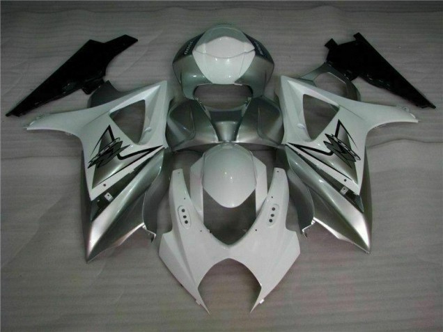 Affordable 2007-2008 Silver White Suzuki GSXR 1000 K7 Motorbike Fairing Canada Affordable 2007-2008 Silver White Suzuki GSXR 1000 K7 Motorbike Fairing Canada