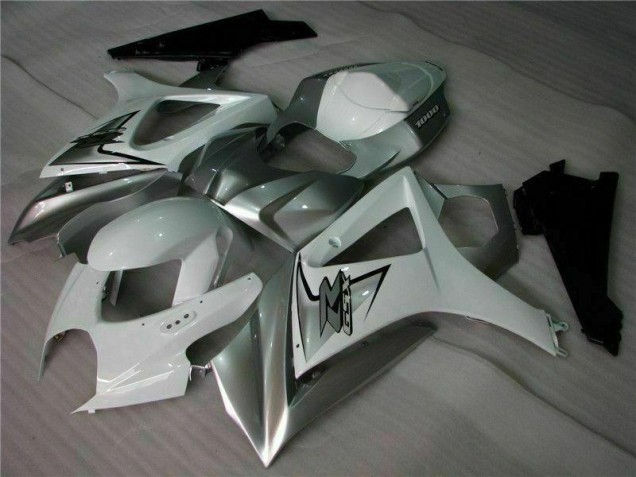 Affordable 2007-2008 Silver White Suzuki GSXR 1000 K7 Motorbike Fairing Canada Affordable 2007-2008 Silver White Suzuki GSXR 1000 K7 Motorbike Fairing Canada