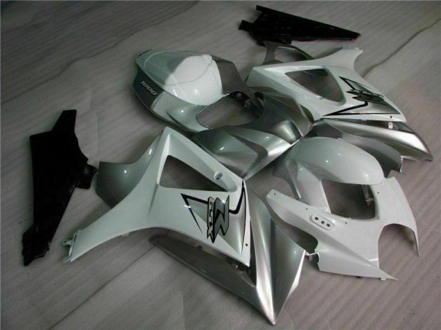 Affordable 2007-2008 Silver White Suzuki GSXR 1000 K7 Motorbike Fairing Canada Affordable 2007-2008 Silver White Suzuki GSXR 1000 K7 Motorbike Fairing Canada