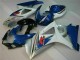 Affordable 2007-2008 Blue White Suzuki GSXR 1000 K7 Bike Fairings Canada