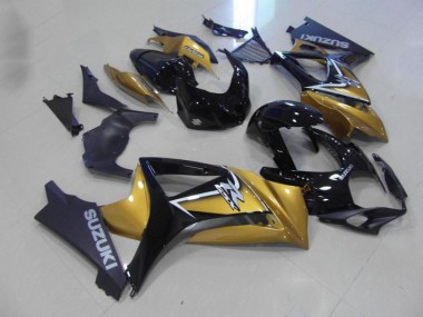 Affordable 2007-2008 Gold Black Suzuki GSXR 1000 K7 Replacement Fairings Canada