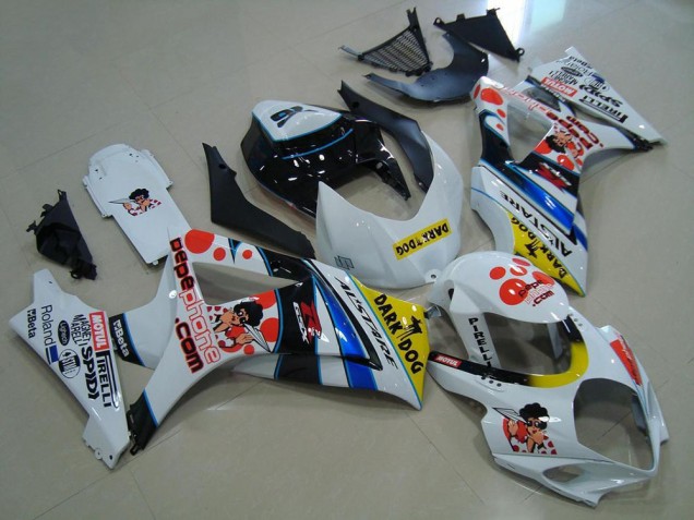 Affordable 2007-2008 Pepe Phone Suzuki GSXR 1000 K7 Motorcycle Fairings Canada