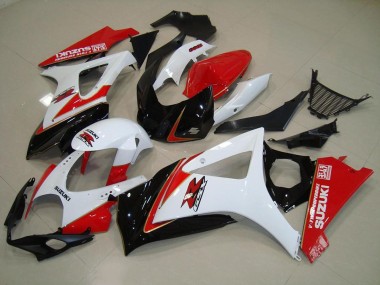 Affordable 2007-2008 White Red Black Suzuki GSXR 1000 K7 Replacement Motorcycle Fairings Canada